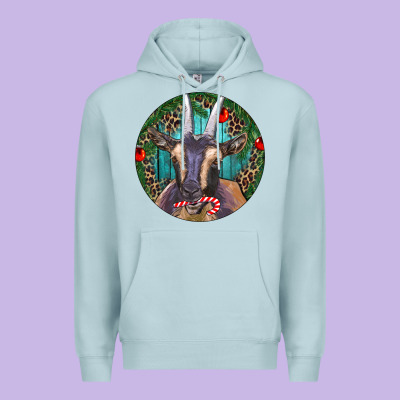 Premium Hoodie Dark Goat Christmas