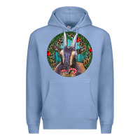 Colony Blue Dark Goat Christmas Premium Hoodie - RanaPortraitStore
