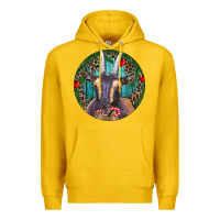 Lemon Dark Goat Christmas Premium Hoodie - RanaPortraitStore