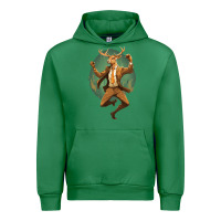 Emerald happy deer Urban Hoodie - Unal Design