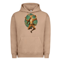 Pigment Burro happy deer Urban Hoodie - Unal Design