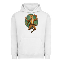 Pigment Lunar Rock happy deer Urban Hoodie - Unal Design