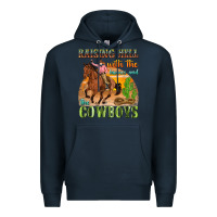 Navy raising hell with the hippies and the cowboys Premium Hoodie - texasbilliewilder