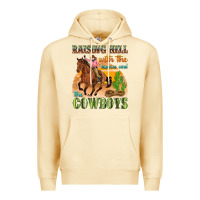 Pina Colada raising hell with the hippies and the cowboys Premium Hoodie - texasbilliewilder
