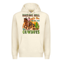 Sandshell raising hell with the hippies and the cowboys Premium Hoodie - texasbilliewilder
