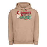 Pigment Burro Santa's Favorite Nurse Urban Hoodie - MaliasSmallBusiness
