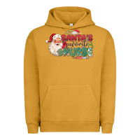 Pigment Peanut Butter Santa's Favorite Nurse Urban Hoodie - MaliasSmallBusiness