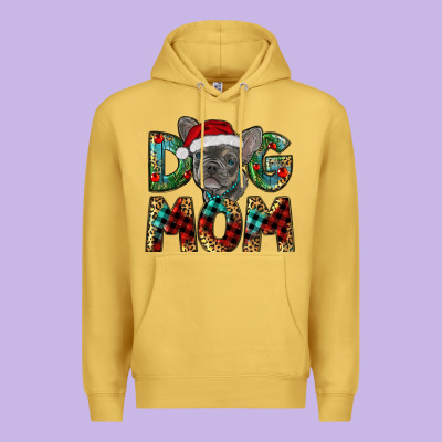 Premium Hoodie Christmas French Bulldog Mom