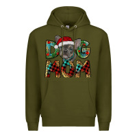 Army Green Christmas French Bulldog Mom Premium Hoodie - RanaPortraitStore