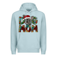 Blue Mist Christmas French Bulldog Mom Premium Hoodie - RanaPortraitStore