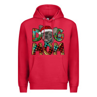 Cardinal Christmas French Bulldog Mom Premium Hoodie - RanaPortraitStore