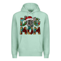 Seafoam Christmas French Bulldog Mom Premium Hoodie - RanaPortraitStore
