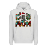 Dove Grey Christmas French Bulldog Mom Premium Hoodie - RanaPortraitStore