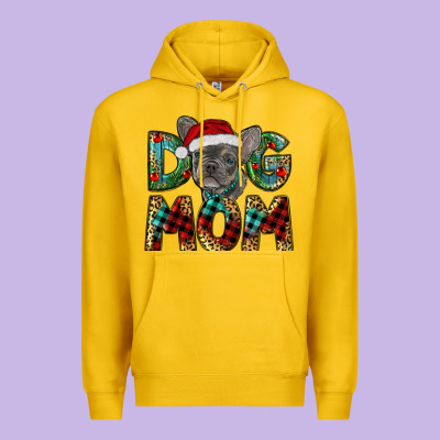 Premium Hoodie Christmas French Bulldog Mom