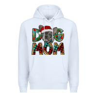 White Christmas French Bulldog Mom Premium Hoodie - RanaPortraitStore