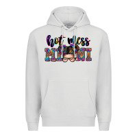 Dove Grey mess mini messy bun Premium Hoodie - Zillion Design Studio