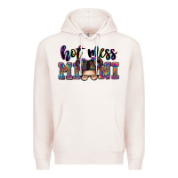 Pale Pink mess mini messy bun Premium Hoodie - Zillion Design Studio