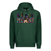 Sports Green mess mini messy bun Premium Hoodie - Zillion Design Studio