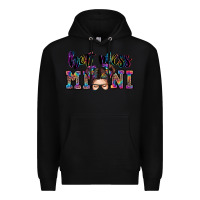 Black mess mini messy bun Premium Hoodie - Zillion Design Studio