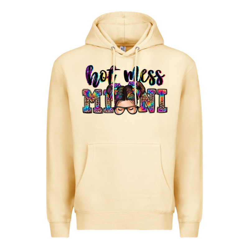Mess Mini Messy Bun Premium Hoodie by Zillion Design Studio | Teevron