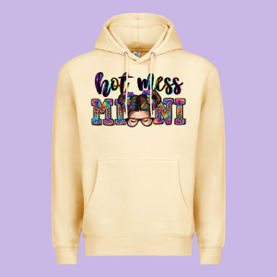 Premium Hoodie mess mini messy bun