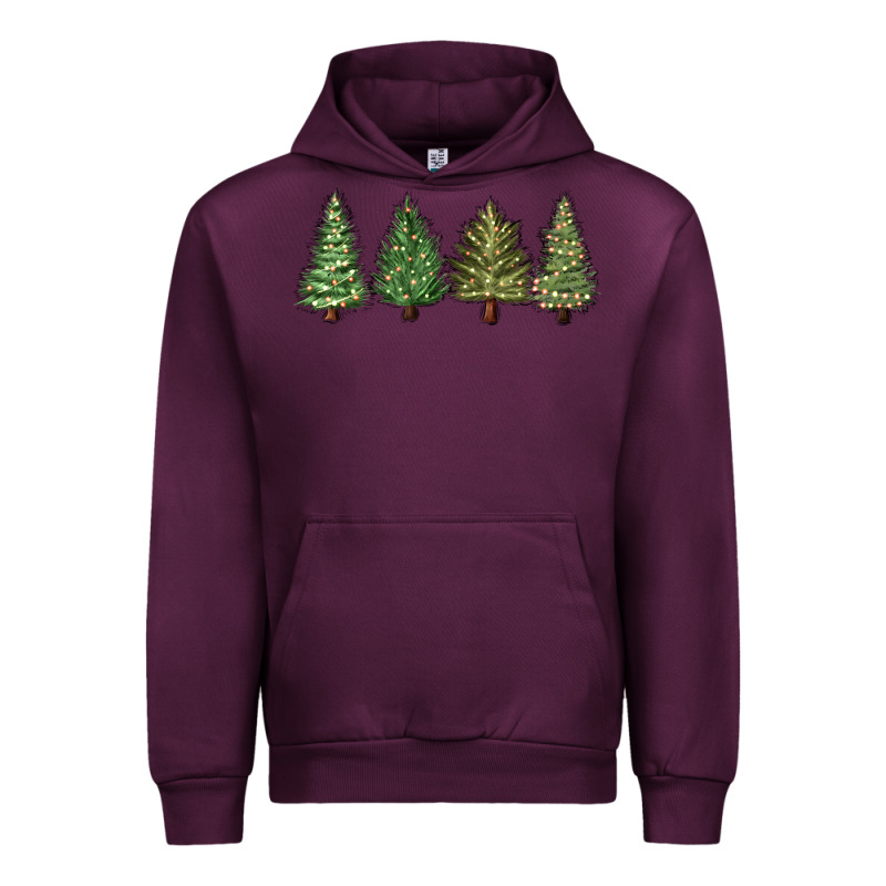 Christmas Trees Urban Hoodie by MaliasSmallBusiness | Teevron