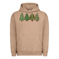 Pigment Burro christmas trees Urban Hoodie - MaliasSmallBusiness