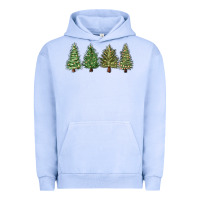 Pigment Grape Ice christmas trees Urban Hoodie - MaliasSmallBusiness
