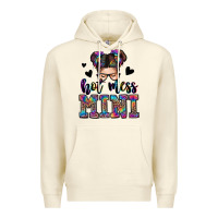 Sandshell mess mini messy bun Premium Hoodie - Zillion Design Studio