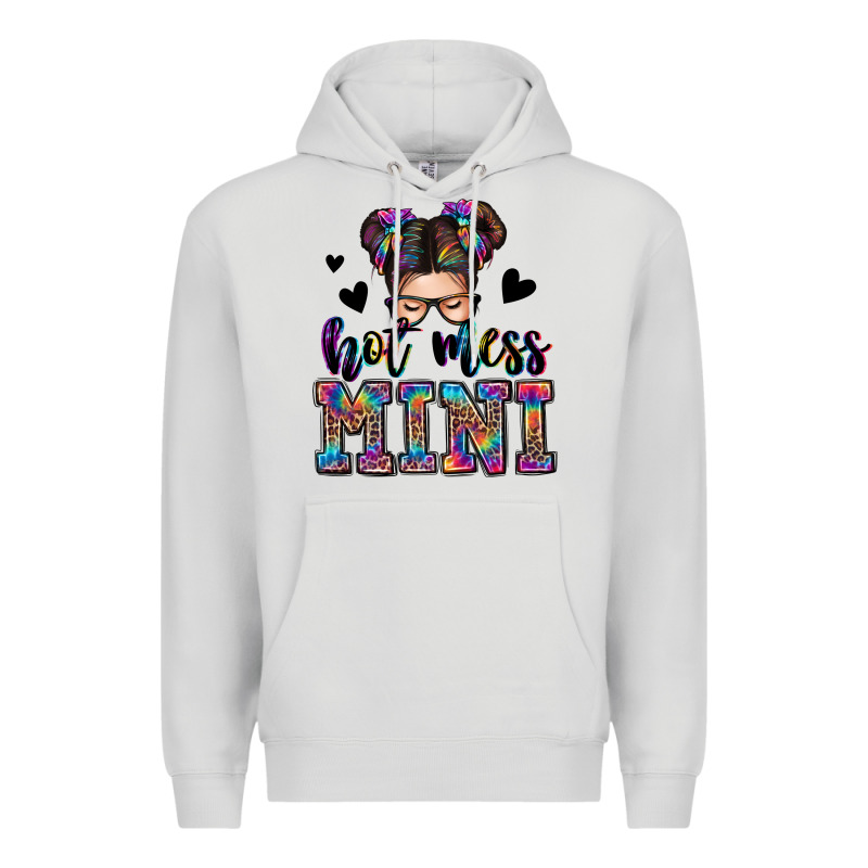 Mess Mini Messy Bun Premium Hoodie by Zillion Design Studio | Teevron