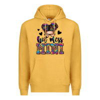 Mustard mess mini messy bun Premium Hoodie - Zillion Design Studio