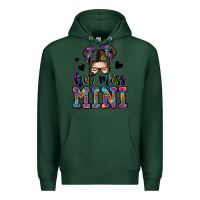 Sports Green mess mini messy bun Premium Hoodie - Zillion Design Studio