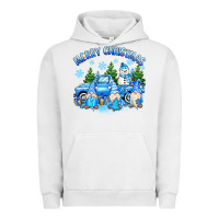 Pigment Lunar Rock merry christmas snowman gnomes truck Urban Hoodie - MaliasSmallBusiness