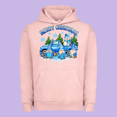 Urban Hoodie merry christmas snowman gnomes truck