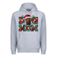 Heather Grey Christmas Labrador Dog Mom Premium Hoodie - RanaPortraitStore