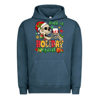 Pigment Midnight Navy full of holiday spirit Urban Hoodie - MaliasSmallBusiness