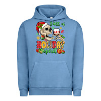 Pigment Pebble Blue full of holiday spirit Urban Hoodie - MaliasSmallBusiness