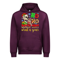 Mauve Wine ho ho holy shit what a year Urban Hoodie - MaliasSmallBusiness