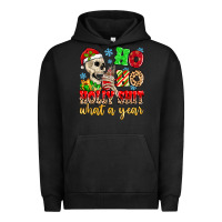 Pigment Black ho ho holy shit what a year Urban Hoodie - MaliasSmallBusiness