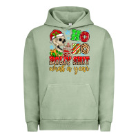 Pigment Oil Green ho ho holy shit what a year Urban Hoodie - MaliasSmallBusiness