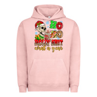 Pigment Salmon ho ho holy shit what a year Urban Hoodie - MaliasSmallBusiness