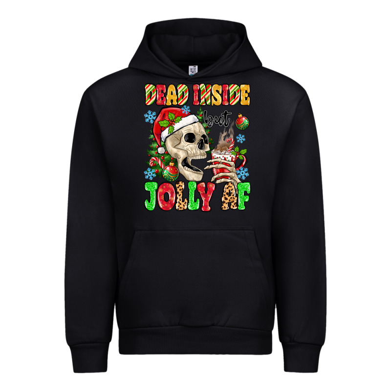 Dead Inside But Jolly Af Urban Hoodie by MaliasSmallBusiness | Teevron