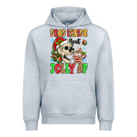 Heather Grey dead inside but jolly af Urban Hoodie - MaliasSmallBusiness