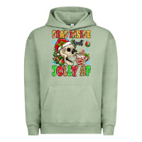 Pigment Oil Green dead inside but jolly af Urban Hoodie - MaliasSmallBusiness