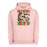 Pigment Salmon dead inside but jolly af Urban Hoodie - MaliasSmallBusiness