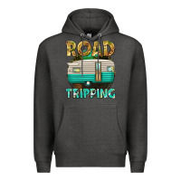Charcoal Heather road tripping Premium Hoodie - texasbilliewilder