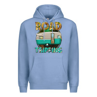Colony Blue road tripping Premium Hoodie - texasbilliewilder