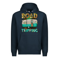 Navy road tripping Premium Hoodie - texasbilliewilder