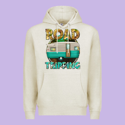 Premium Hoodie road tripping