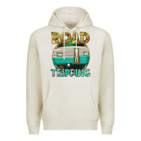 Oatmeal Heather road tripping Premium Hoodie - texasbilliewilder